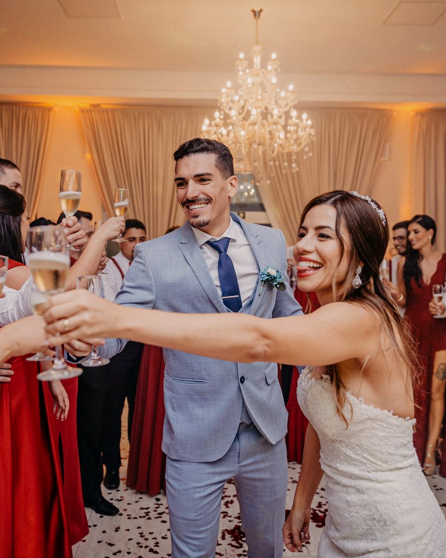 Chopeira do Chopp Cetro montada em festa de casamento