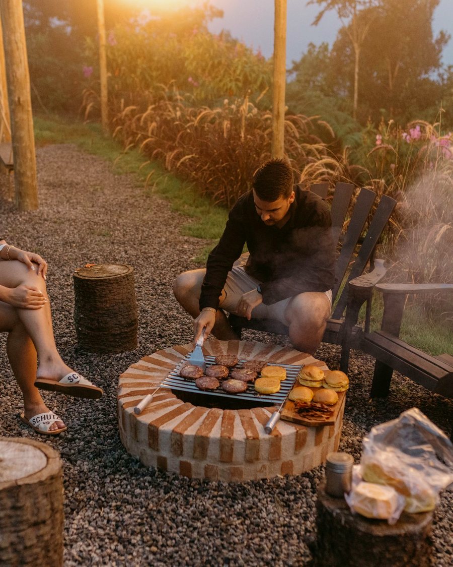 Chopp gelado em churrasco de fim de semana